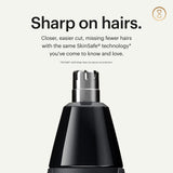 MANSCAPED® The Weed Whacker® 2.0 Electric Nose & Ear Hair Trimmer – 7,000 RPM Precision Tool with Rechargeable Battery, Wet/Dry, Easy to Clean, Improved Stainless Steel Replaceable Blade