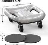 PROIRON Ab Roller with Knee Pads for Abs Workout, Multifunctional Ab Roller Wheel for Abs Workout, Abdominal Roller with Knee Pads, Abdominal Exercises Wheel, Abb Roller (Slide Fitness Trainer)