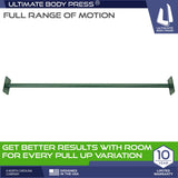 Ultimate Body Press Outdoor Pull Up Bar, Green Ultimate Body Press