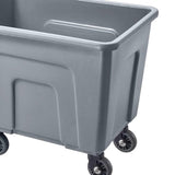Commercial Laundry Cart, Heavy-Duty Plastic Linen Trolley for Hotel Housekeeping