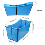 Bath Tub for Toddler Teenager Twins Pets and Small Adults, Foldable Ice Bath Tub G Ganen