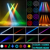 MINGJIE 120W Moving Head Beam Light, DMX512 Stage Lighting