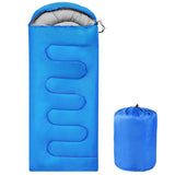 OBTANIM Sleeping Bags Portable Waterproof Camping Sleeping Bag for Adults Kids 4 Seasons Cold Weather or Warm Backpacking Hiking Travel Indoor Outdoor Use (Blue)