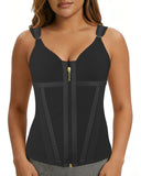 MAGICFAJAOS Waist Trainer Corset for Women Belly Fat Tummy Control Sport Workout Body Shaper Vest for Women Postpartum, 3XL Black
