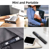 Portable Scanner, Handheld Mini Small Pen Type Scanner Scanning Wand Color Photo Mobile Scanner A4 Document AYNEFY