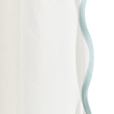 Lush Decor Coastal Scallop Edge Curtain Panel, Blue & White | 52"W x 84"L | Pack of 4