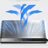MVUYO Portable Laptop Cooling Pad Aluminum Alloy Suitable Laptop Adjustable Laptop