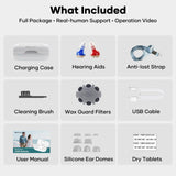 iBstone Nova Hearing Aids for Seniors Adults: Superior Sound Quality - Smart Noise Cancelling - No Feedback - 1.5Hrs Charging for 100Hrs Working - Come with Anti-Lost Lanyard - Over-the-Counter