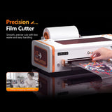DXZ A4 8.3" DTF Printer with XP600 Printhead, 2X Faster Than R1390/L1800, Automatic Maintenance, One-Click Ink Extraction, White Ink Stirring, 2-Year Ink Supply