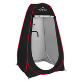 Your Choice Pop Up Privacy Tent, 3.9x3.9x6.2FT Portable Shower Tent for Camping, Waterproof Outdoor Changing Room with Carry Bag for Beach Hiking RV Fishing - Black