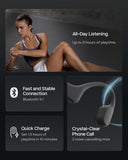 Bone Conduction Open-Ear Bluetooth Sport Headphones - Waterproof Wireless Earphones SHOKZ