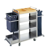 OTQEFTN Hotel Cart,Cleaning Cart, Cleaning Caddy with Wheels