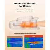 BOB AND BRAD Hand Massager with Heat and Compression, Individual Fingers, FSA-HSA Eligible, Cordless Portable HandSpa Pro Hand Massager for Arthritis and Carpal Tunnel, Pain Relief, 5 Intensities
