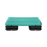 Freestyle STEP Exercise Step Platform, Circuit Size Stepper for Exercise at Home with 4 Stackable Risers for Height Adjustments