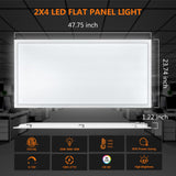Mcacggo 30 Pack 2x4 LED Flat Panel Light 5000K-4000K-3000K, 0-10V Dimmable