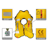 Eyson Inflatable Life Jacket Inflatable Life Vest for Adult Classic Manual (709 White Camouflage)