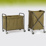 inless Steel Housekeeping Cart - Versatile Room Service Trolley for Hotels, Efficient Cleaning & Cloth Transport, Work Trolley for Hotel ff and Maintenance