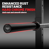 7FT Olympic Barbell 45 lb Barbell 2 INCH 1000lbs Capacity Olympic Bar with Moderate Knurling For Squats Curls Deadlifts Silver and Black