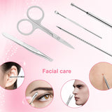 Yougai Manicure Set Professional Nail Clippers Set, 18Pcs Manicure Kit Stainless Steel Nail Kit for Women, Pedicure Set Nail Grooming Kit with Travel Case