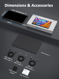 KYY 4K Portable Monitor for Laptop 15.6" UHD Laptop Monitor Portable VESA