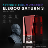 Saturn 3 MSLA 12K 3D Printer, Desktop Resin 3D Printer with 10-Inch Monochrome LCD
