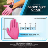 Callaway Golf Opti Color Glove (Worn on Left Hand, Ladies, Medium, Teal)