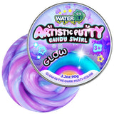 Waterelf Glow in The Dark Putty for Kids, Fidget Stress Relief Play Putty for Boys Girls Adults, Non-Sticky Therapy Toys - 3.2oz, Rose Red/Blue/Purple