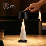 CORDIVA Cordless Table Lamp, Brass Rechargeable Dimmable LED Desk Lamp