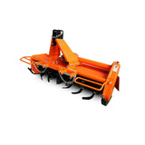 LEDTUS 45” 3 Point Rotary Tiller for 20-30HP Compact Tractors – Cat 1 Cultivator with 540 RPM PTO Drive, 24 Replaceable L-Shaped Tines for Easy Maintenance (45“)