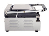 Kratos Commercial Electric Panini Sandwich Grill with Smooth Plates, 14" x 9" Cooking Surface, Commercial Countertop Panini Press, 120V, 1750W (29Y-021)