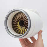 MechPuConToy Turbofan Engine Model Kit That Works, 150+PCS 1/30 NTR-900 DIY 3D Printed Functional Aircraft Turbofan Engine Assembly Model