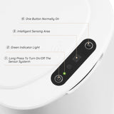 FRESHLIX Automatic Motion Sensor Bathroom Trash Can with Lid, 5 Gallon Touchless Trash Bin, Smart Electric Narrow Waterproof Garbage Bin