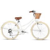 Glerc 26 Inch 6-Speed Girls Bike for Over 12 Years Old Kids