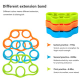 Hand Grip Strengthener Kit with Finger Exerciser, Finger Stretchers, Adjustable Hand Gripper and Exercise Rings, Strength Trainer for Athletes, Pianists, Guitar and Therapy LDG FLY