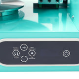 Electric Cake Decorating Machine 4-12 Inch, Adjustable Cake Cream Smooth Coating Decoration Machine with LCD Display, 110-220V (Green)