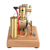 MechPuConToy Engine Model Kit That Works, Stirling Water-Cooled Miniature Engine Model with Cooling Water Tank and Circulating Gear Pump, Physics Science Experiment for Youth Adult