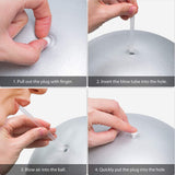 ElwynnLane 9 Inch Exercise Pilates Ball Mini Exercise Barre Ball for Yoga,Stability Exercise Training Gym Anti Burst and Slip Resistant Balls Physical Therapy Improves Balance ElwynnLane