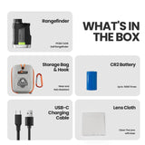 MILESEEY PF260 Golf Rangefinder with Slope, Removable Battery Power, 1100 yd Rechargeable Laser Range Finder Golf