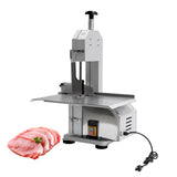 650W Commercial Electric Meat Bone Saw，w/Adjustable Slice Thickness Meat Bone Cutting Machine Cutter Slicer for cutting ribs trotters in homes markets factories