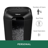 Powershred LX45 8-Sheet Cross-Cut Paper Shredder, 4400201 Fellowes