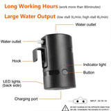 B. TAWD Portable Camping Shower,USB Charging, Built-in 4400mAh,Outdoor Camping Shower Pump+Camping 20L Folding Bucket, self-Priming Pump Draws Water to the showerhead for Camping,Hiking, Beach,Travel