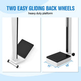 Helsevesen Mechanical Beam Scale, Eye-Level Professional Medical Physician Weigh Scale with Height Rod, Capacity 440 lb/200kg, Graduation 1/4 lb, 11" Width x 15" Depth Platform, RGT-200A
