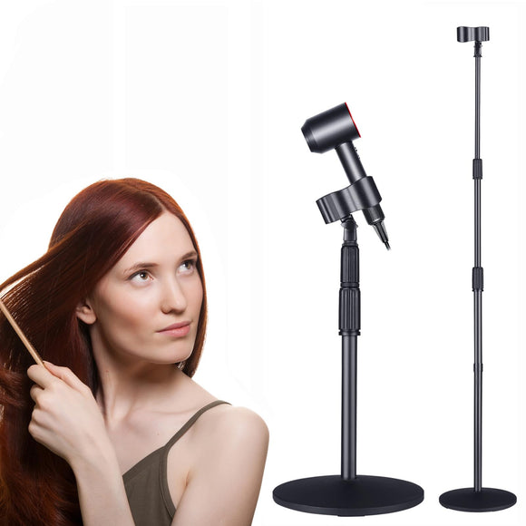 Hair Dryer Stand Holder Hands Free 59in/150cm Height Adjustable TAYUQEE