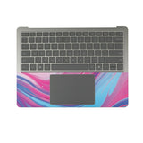 Phone Skin Compatible with Microsoft Surface Laptop 13.8" 8th Edition (2026) - Magenta Pour - Premium 3M Vinyl Protective Wrap Decal Cover - Easy to Apply | Crafted in the USA by MightySkins