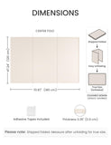 Fluxynara Large Felt Bulletin Board,70.8" x 47.2", Oatmeal