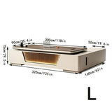 L Shaped Executive Desk with Storagek and Mechanical Combination Lock.