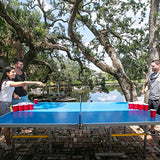 STIGA XTR Professional Outdoor Ping Pong Tables – All Weather Aluminum Waterproof Outdoor or Indoor Design with Net & Post - 10 Minute Easy Assembly Ping Pong Table with Compact Storage