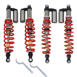 OUMURS Complete Adjustable Front & Rear Air Shock Absorber Compatible with Polaris RZR S 800 2009-2014 Adjustable Preload, Compression Damping & Rebound Speed