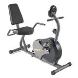Marcy Magnetic Recumbent Bike with Adjustable Resistance and Transport Wheels NS-716R, 11.00 x 22.00 x 31.00" MARCY