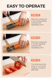 LEFUGO Electric Knife Sharpener, 3 Speed Max 7000RPM Handheld Sharpener for Kitchen Knives